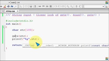 Bangla C programming tutorial  54  String  Input  A closer look of Scanf, gets HD