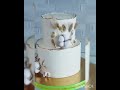 свадебный торт  в стиле бохо.