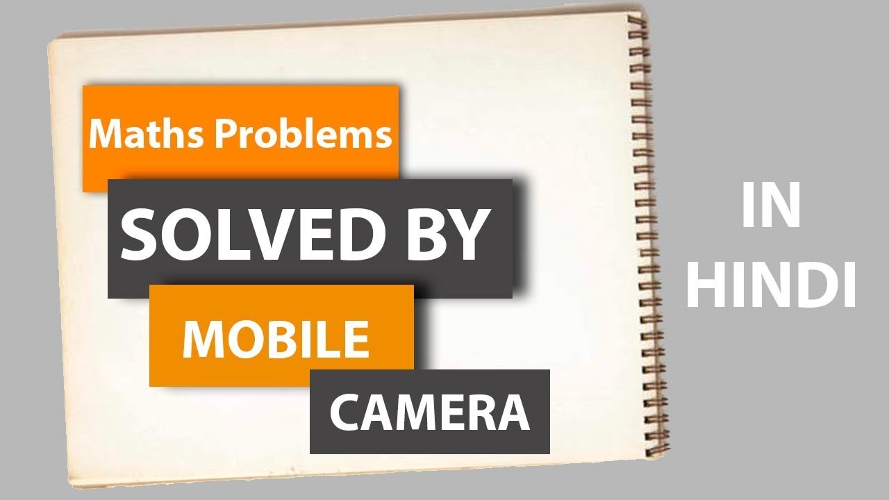 maths problem solve camera