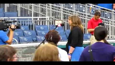 Kristie Sings the National Anthem before the Washington Nationals Game 6/16/11