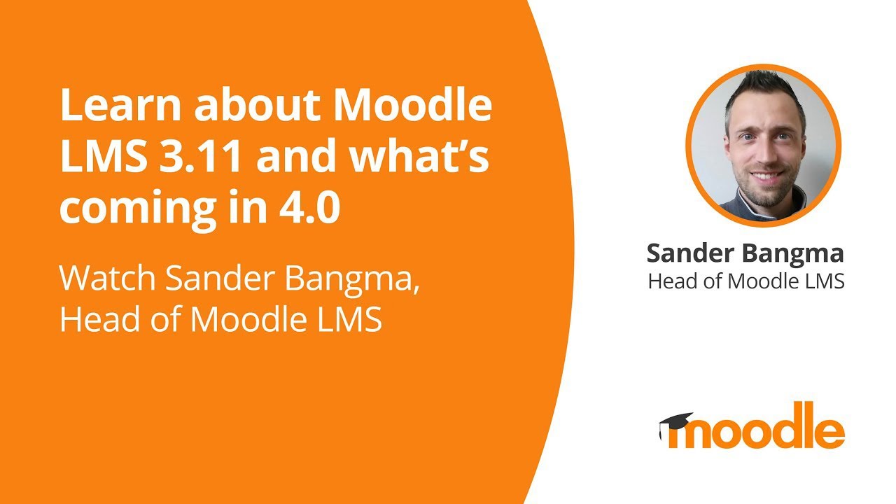 Watch Moodle Product Manager, Sander Bangma | Moodle 4.0 updates