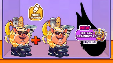 Merge Fellas Italian Brainrot 20 REVERSED New Update | Gameplay - Reaching Max Level Mode Maker