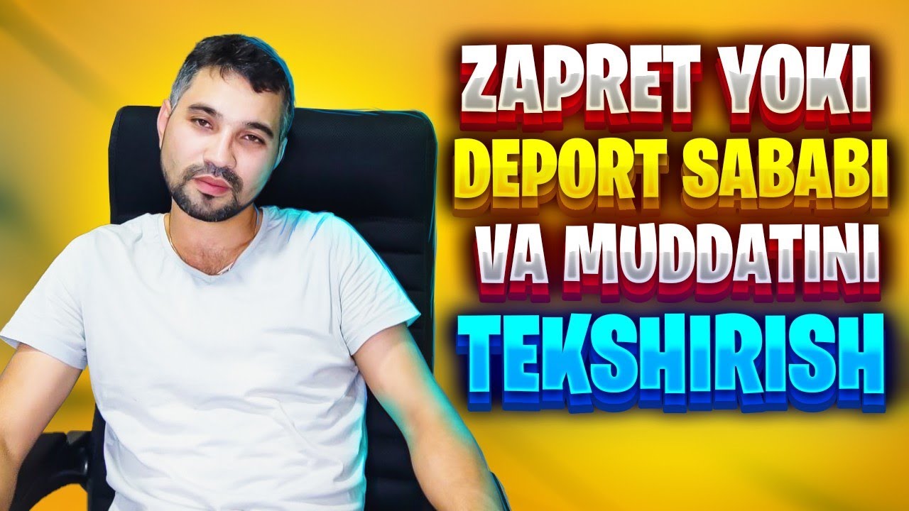 Запретни текшириш. Запретни текшириш 2022. Deport tekshirish. Deport zapretni tekshirish. +Turkiyadagi Deportni tekshirish.