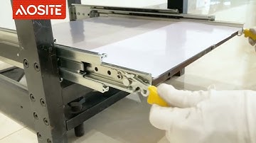 AOSITE NB76252 76mm-WIDE HEAVY DUTY DRAWER SLIDE(LOCKING DEVIVE)