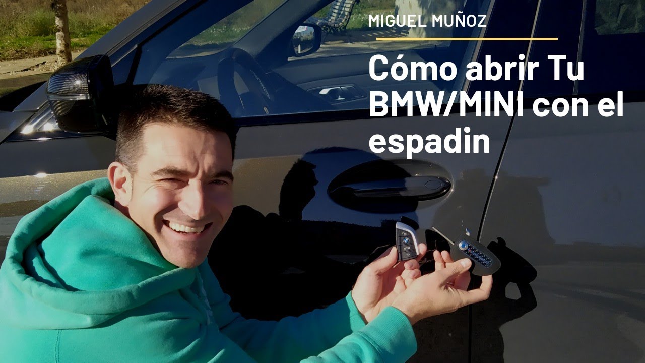 BMW, como abrir Tú BMW o MINI mecánicamente - YouTube