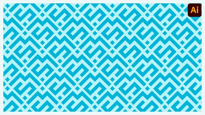 Geometric Seamless Pattern | Adobe Illustrator Tutorial