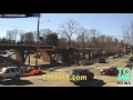 Un camion s'écrase contre un pont de Caroline du Nord
