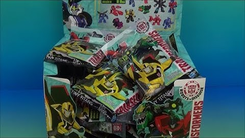 TRANSFORMERS ROBOTS IN DISGUISE TINY TITANS series 1 BLIND BAG OPENING