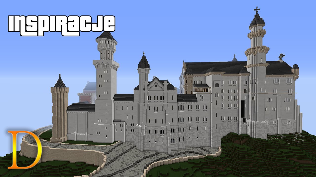 MINECRAFT INSPIRACJE #26 - Zamek Neuschwanstein (download). - YouTube