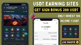 Nehalemca Mall | New Usdt Earning Site | Usdt Money Making Website | Free Usdt Mining | Usdt Earning