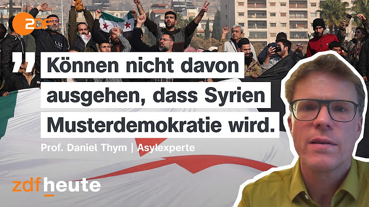 Nach Assad-Sturz: Wie es jetzt für syrische Geflüchtete weitergehen könnte | ZDFheute live