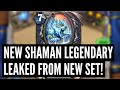 MASSIVE LEAK! New Shaman Legendary LEAKED from new expansion Alterac Valley!