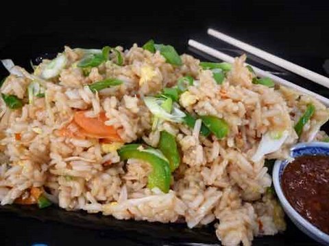 Vegetable Fried Rice Indian Chinese Recipe