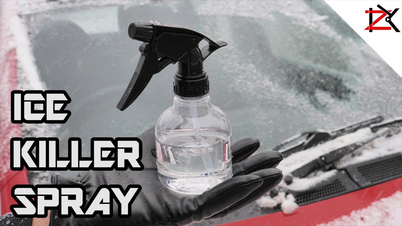 Quick Homemade Deicer With Rubbing Alcohol 🧊 on Car Window Glass