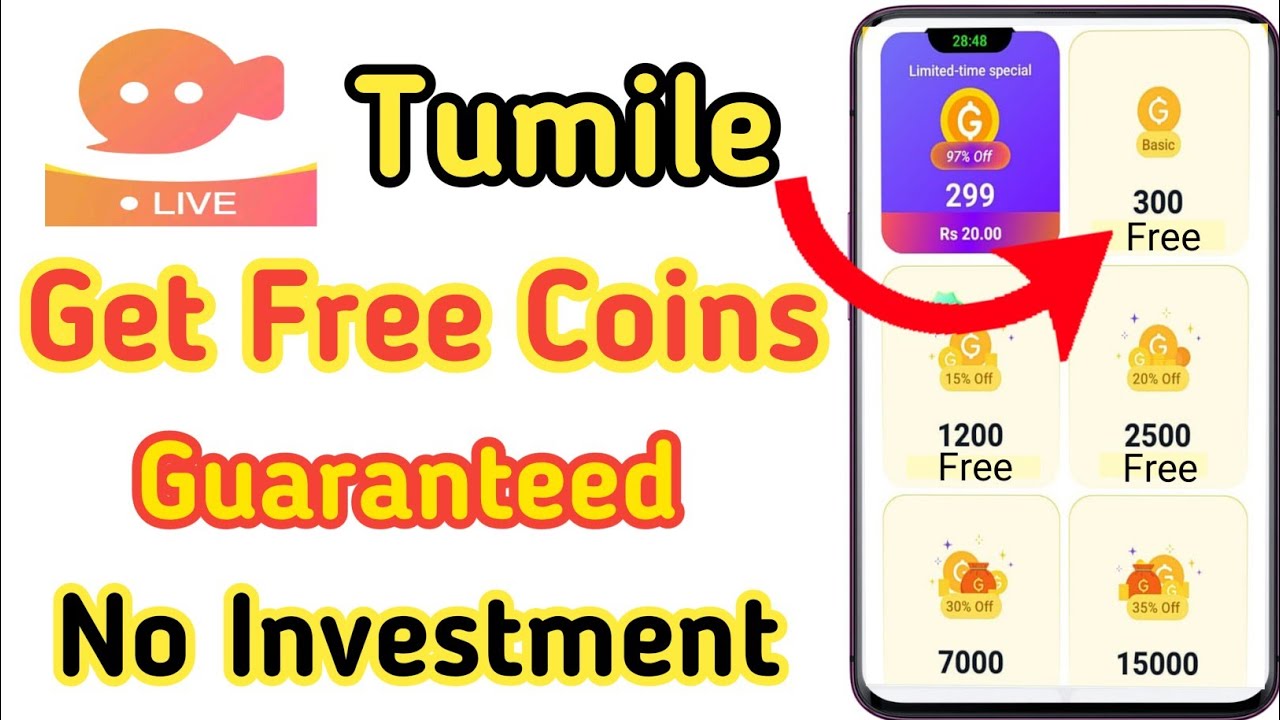 Tumile App Par Coins Kaise Badhaye Tumile App Free Coins Tumile App Free Coins Hack