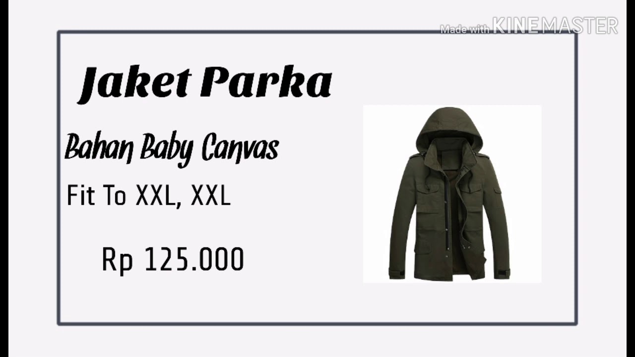 Video Promosi Berbagai macam  jaket pria  wanita YouTube