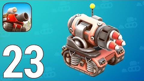 Pico Tanks Gameplay Walkthrough Part 23 - Peach Slinky Helix Tank [iOS/Android Games]