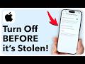 Turn Off These iPhone Settings Before Your iPhone Is Lost Or Stolen