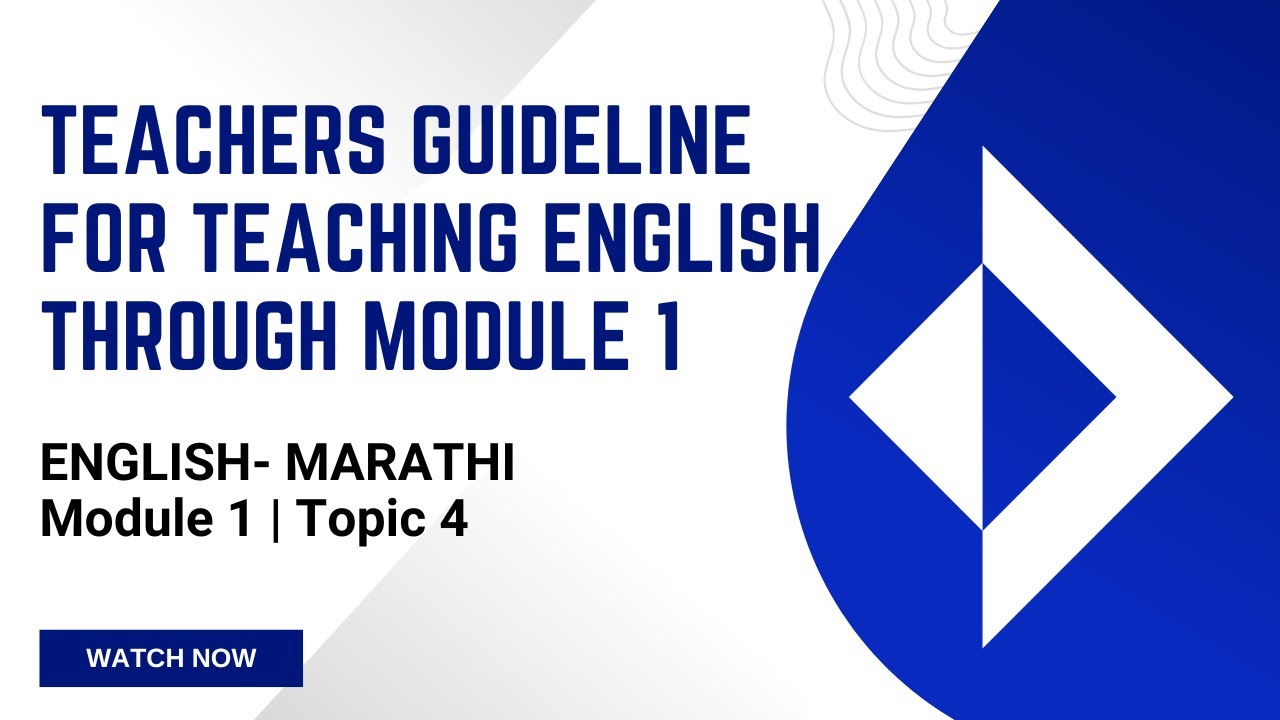 [MRTH-ENG-M1-T4] Teachers Guideline for teaching English through Module 1