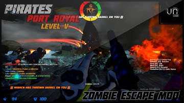 CS:Source【ZE】| BOSS KRAKEN FIGHT【LEVEL V】in Pirates Port Royal v3 6 | UNLOZE ϟ