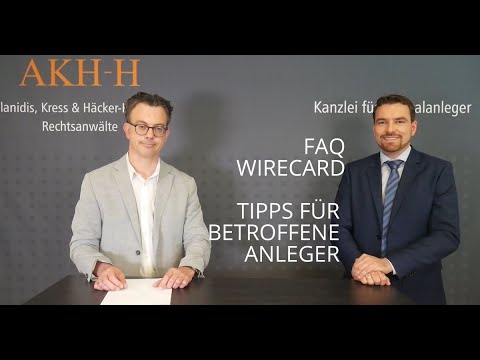 Wirecard - Tipps vom Anwalt für geschädigte Anleger