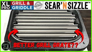 GRILLGRATES SEAR N SIZZLE FOR THE NINJA FOODI GRILL AND GRIDDLE 7 IN 1!