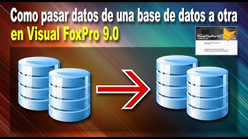 Como pasar datos de una base de datos a otra - Visual FoxPro 9.0
