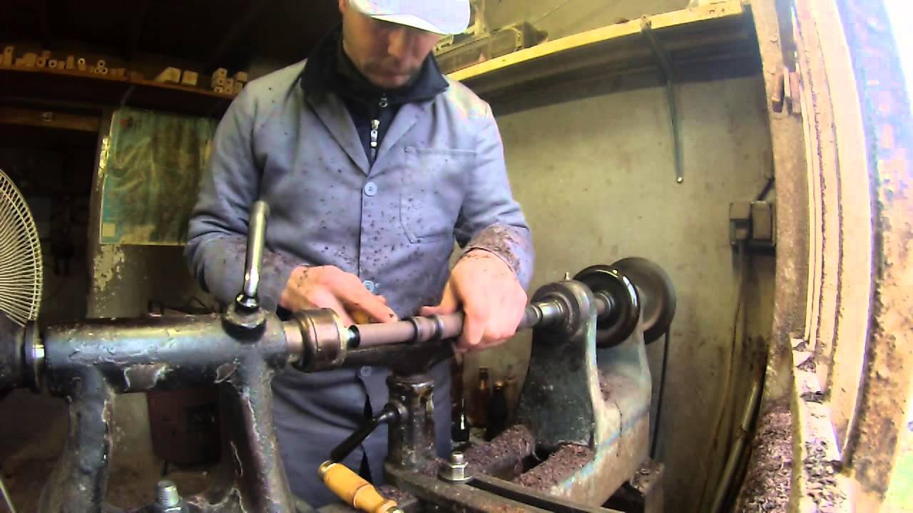 Como se tornea prima ronquillo gaita gallega, madera granadillo (how it's made)