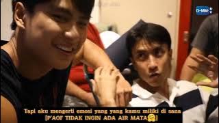 (sub indo) Nanon nangis Sangat keras saat di cium ohm?😱 behind the scene episode terakhir