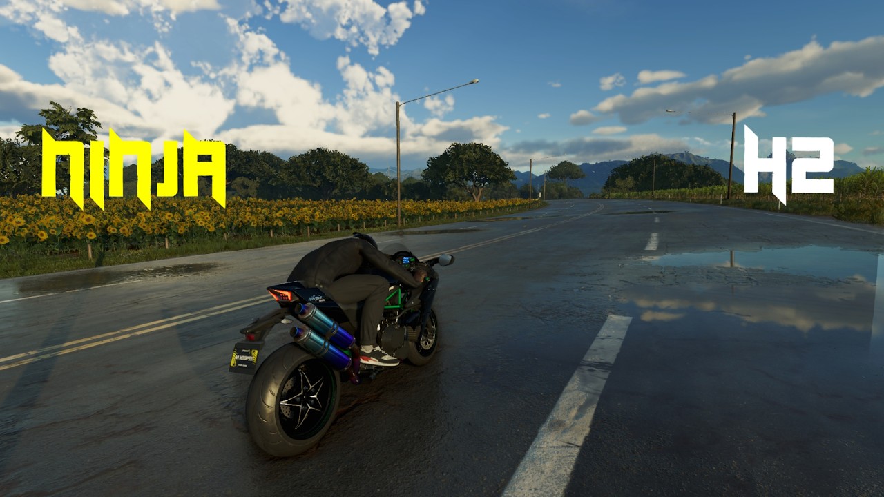 NINJA H2 GOING FULLY CRAZY ON HILLY ROADS ACTION SHOTS ..THE CREW MOTOR FEST