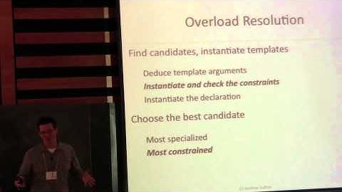 Andrew Sutton: Concepts Lite: Constraining Templates with Predicates