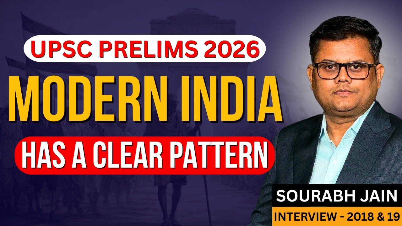 Modern India for UPSC Prelims 2026 | Evidence-Based Strategy + Live Demo