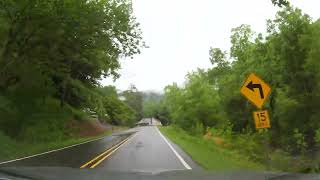 Driving through Madison County, North Carolina