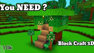 Block Craft 3D Survival Tree House🌳|   Block Craft 3D Tree House