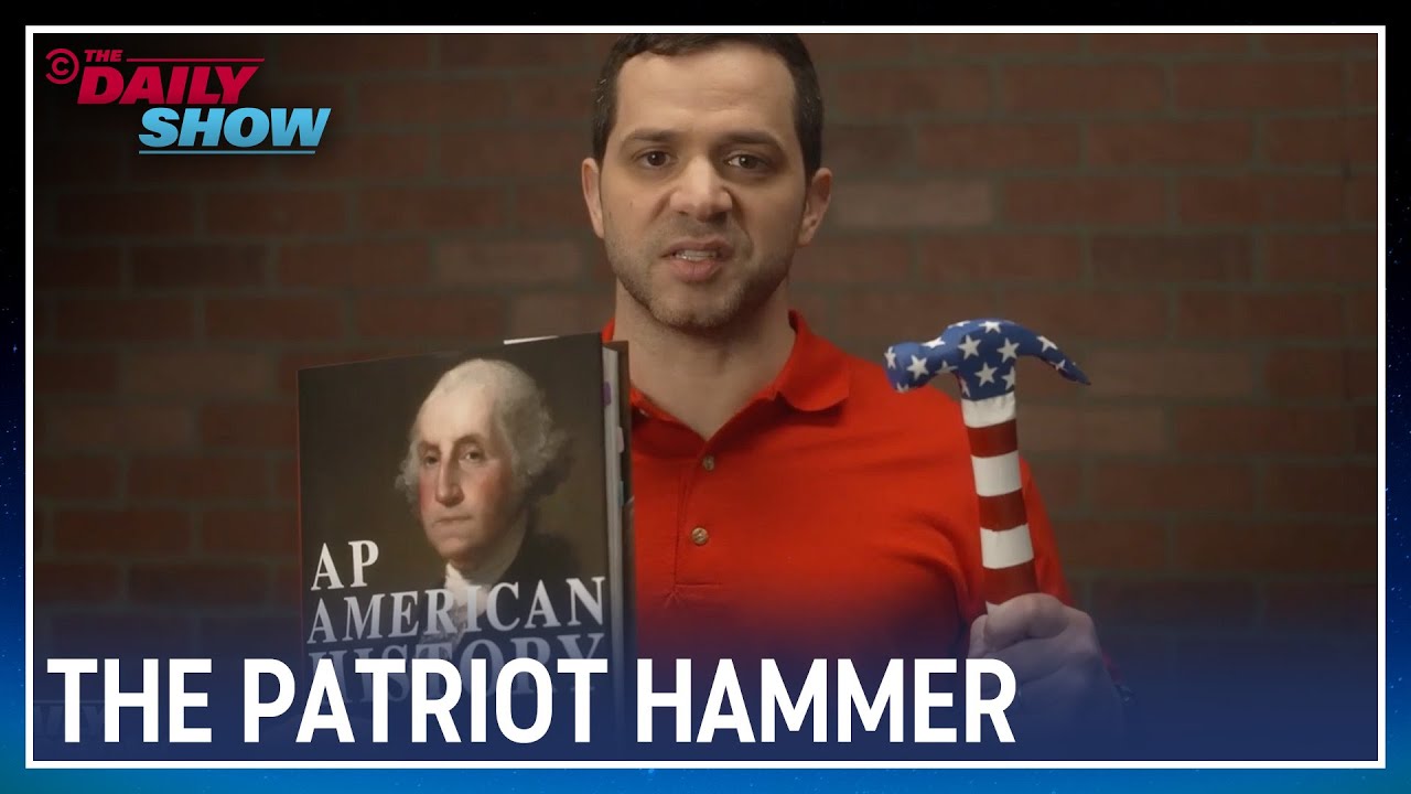 Intim Hukommelse For pokker The Patriot Hammer: For Smashing Woke Products | The Daily Show - YouTube