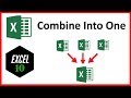 How To Combine Multiple Workbook to One Workbook In Excel