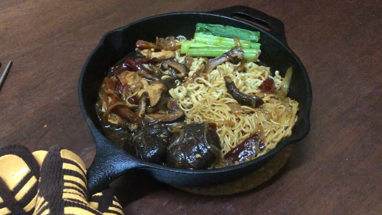 hot plate chicken noodle recipe malaysian style sizzling yee mee