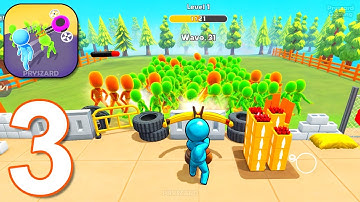 Zombie Defense - Gameplay Walkthrough Part 3 - Stickman Zombie War Base Defense (iOS, Android)