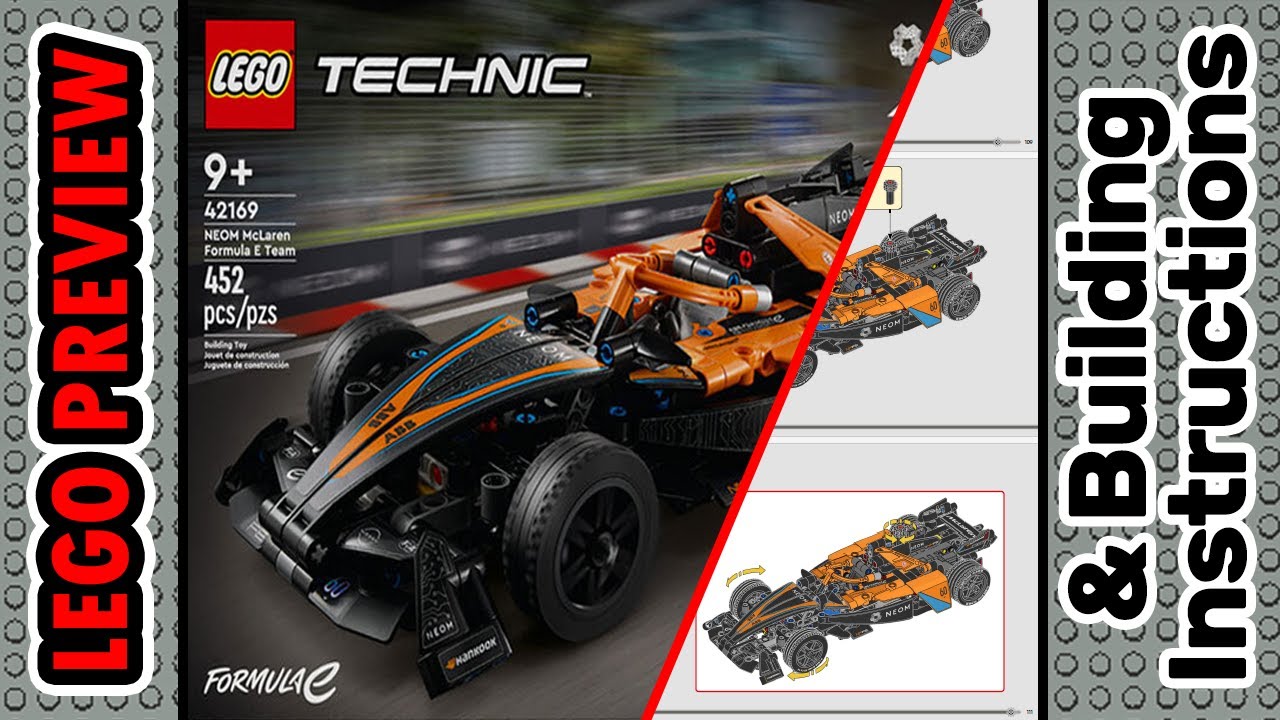 PREVIEW: 42169, LEGO Technic, NEOM McLaren Formula E Race Car ...