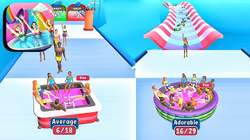 Hottub Run ​- All Levels Gameplay Android,ios (Levels 37-38)