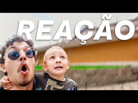 O GAEL CONHECEU A NOSSA CASA NOVA!