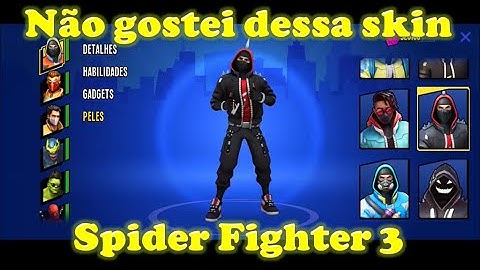 Não gostei dessa skin do Strider de Spider Fighter 3