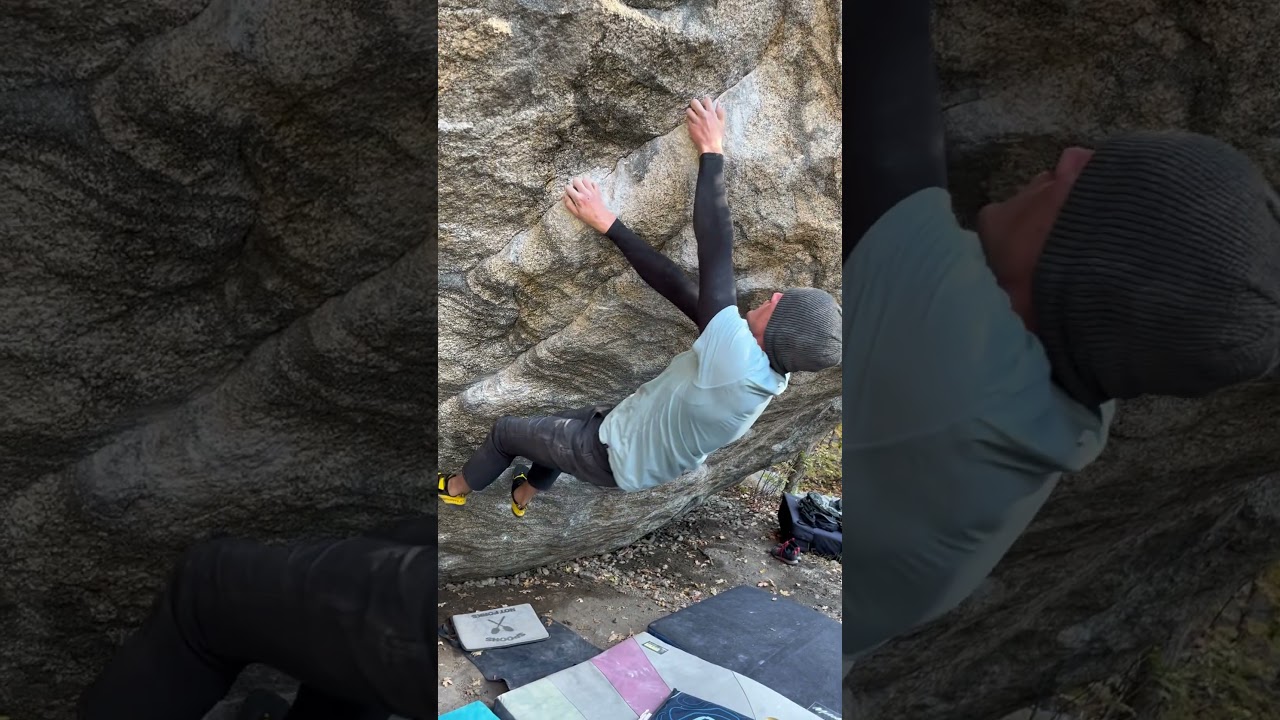 Shingles V9/10 - Little Cottonwood Canyon Bouldering 