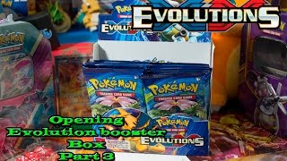 Opening pokemon TCG Evolution Booster box part 3 (Code card giveaway)