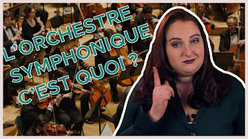 Comment est constitué un orchestre ?