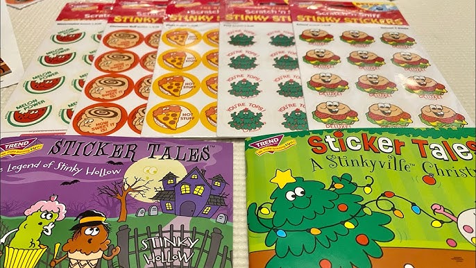 Scratch and Sniff Stickers: 80's Flashback!