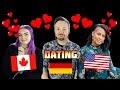 Dating German Men vs American Men vs Canadian Men | A Romance Analysis w/ Hayley Alexis and Dina