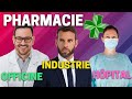  filires de pharmacie  officine hpital industrie  tout savoir 