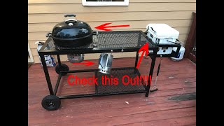 DIY  Weber Grill and Chill Complete!!  Awesome Grill Cart!