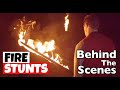 Behind The Scenes of Fire Stunts | #Shorts